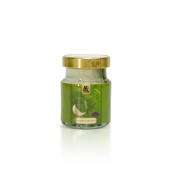 Fresh Stewed Birdnest (Jar) 70ml - PANDAN & CHIA SEED - Image 1